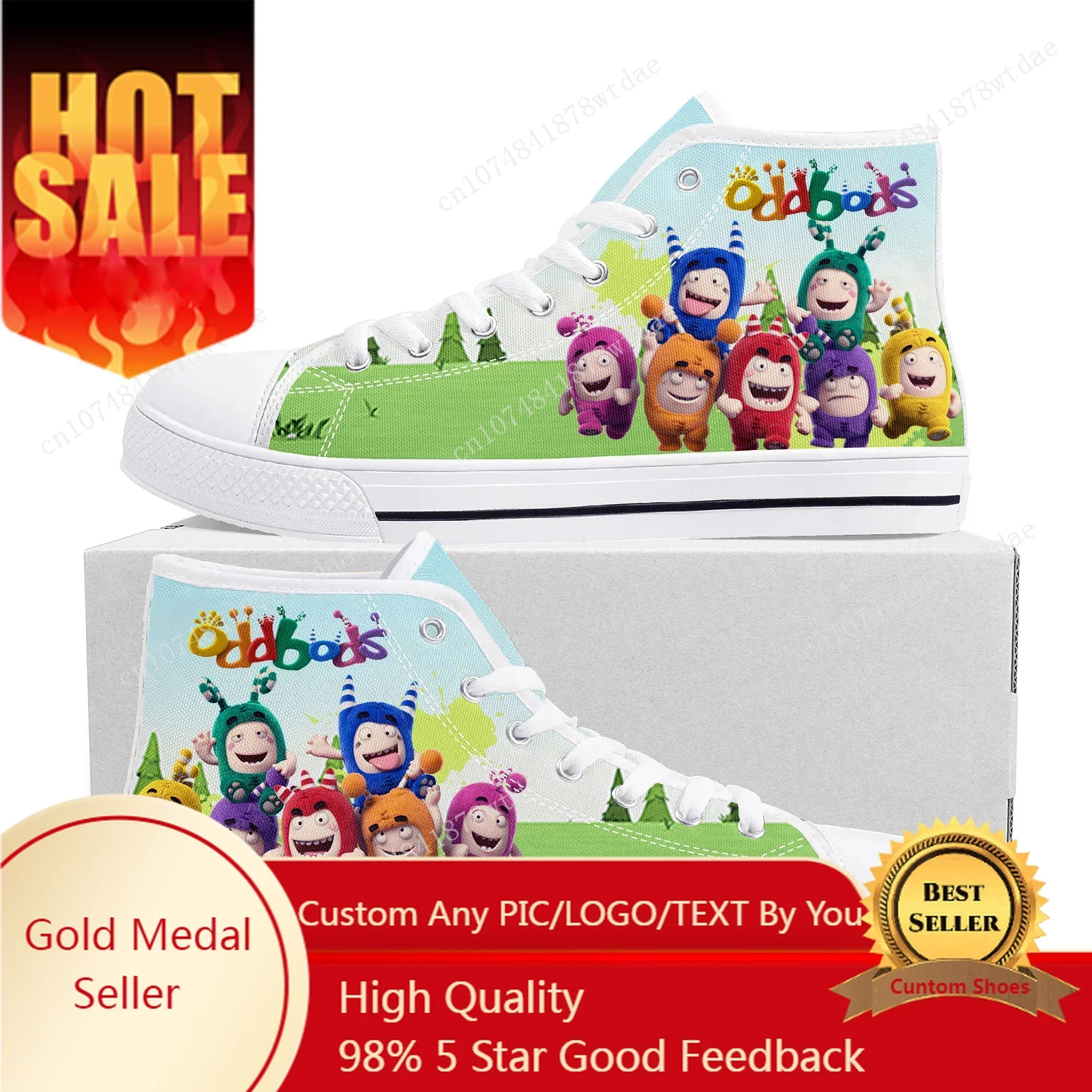 Men Shoes Singapore - Tênis de cano alto Oddbods, modelo