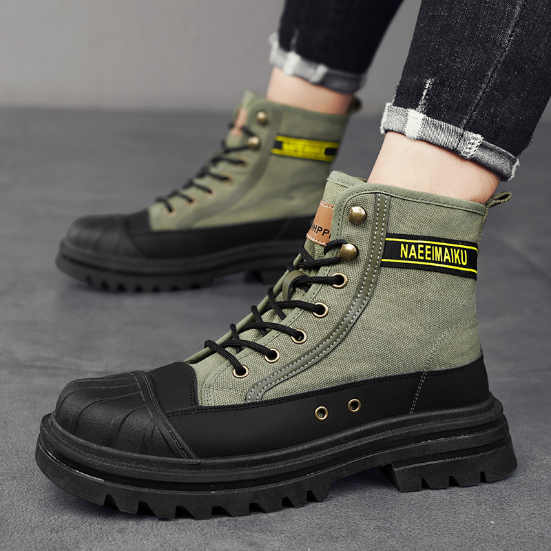 Men Shoes Everyday - Botas de lona dos homens moda