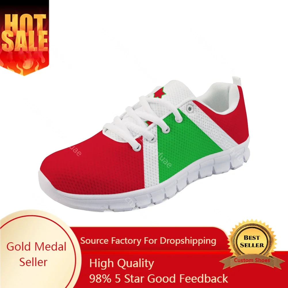 Men Shoes Name - Sapatos casuais de malha com estampa