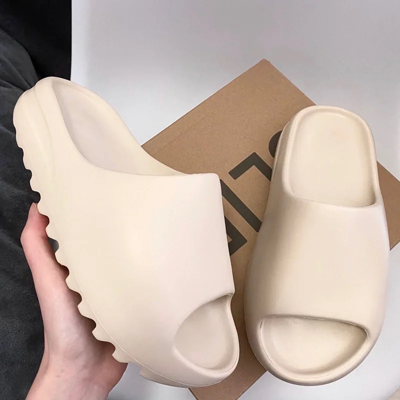 Men'S Shoes Non Slip - Chinelos antiderrapantes com plataforma grossa e