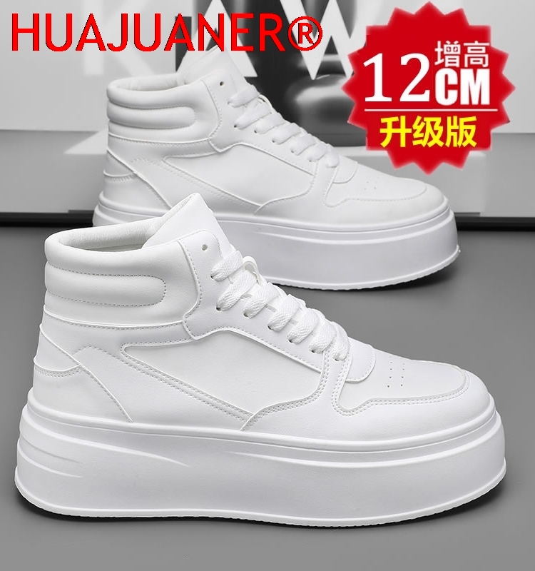 Men'S Shoes To Increase Height - Tênis Masculino de Cano Alto com