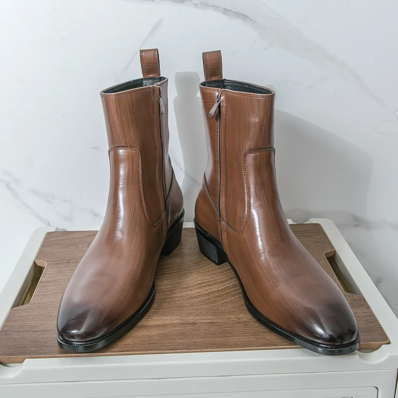 Clássico confortável botas de  - Chelsea Boots Suede avaliação e preço