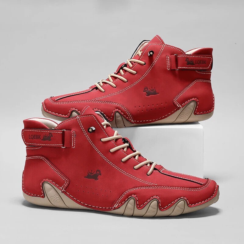 Tênis Casuais de Couro para Ho - Men Shoes Marks avaliação e preço