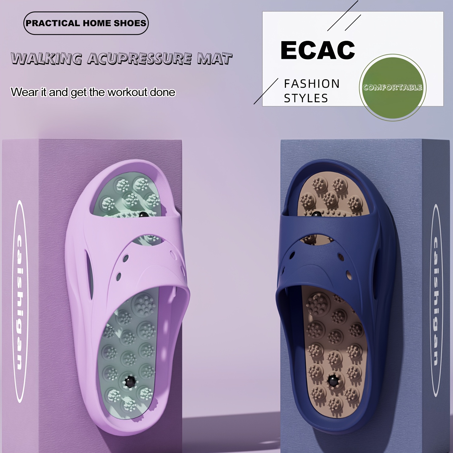 Chinelos de Massagem EVA para  - Men'S Shoes Non Slip avaliação e preço