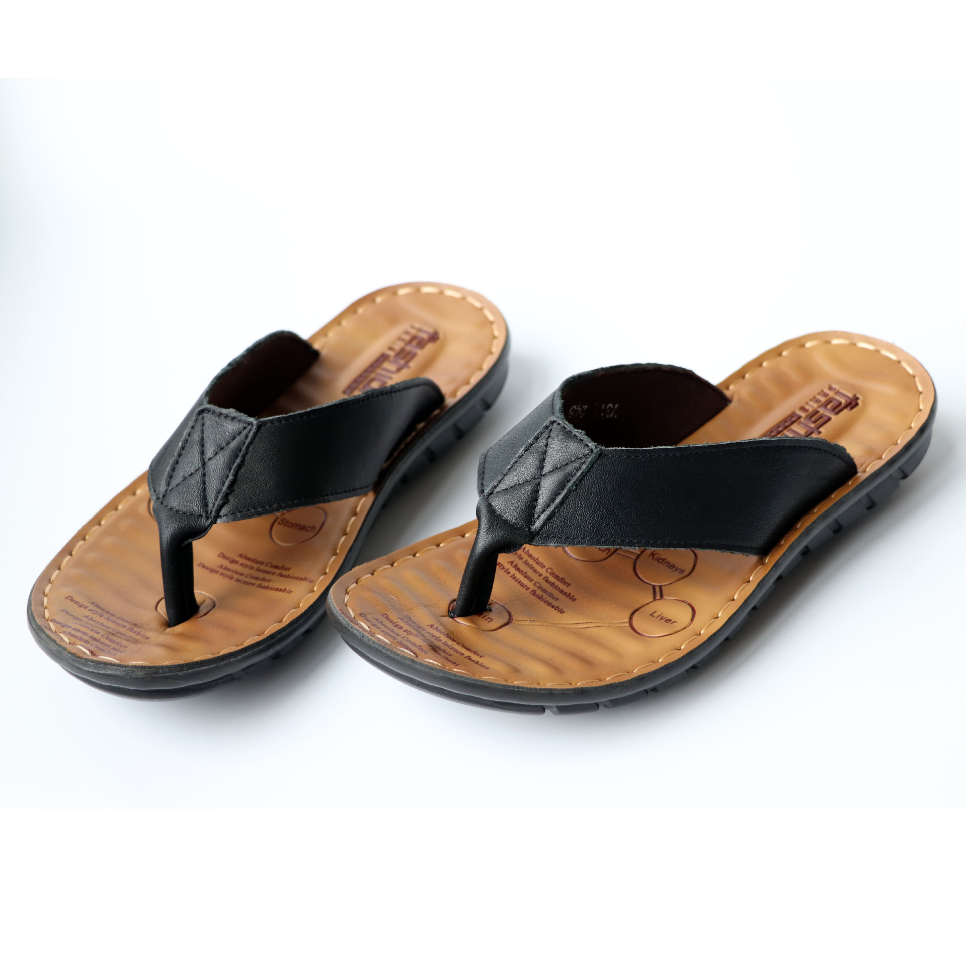 Chinelos de Couro Masculinos 2 - Men Shoes Marks avaliação e preço