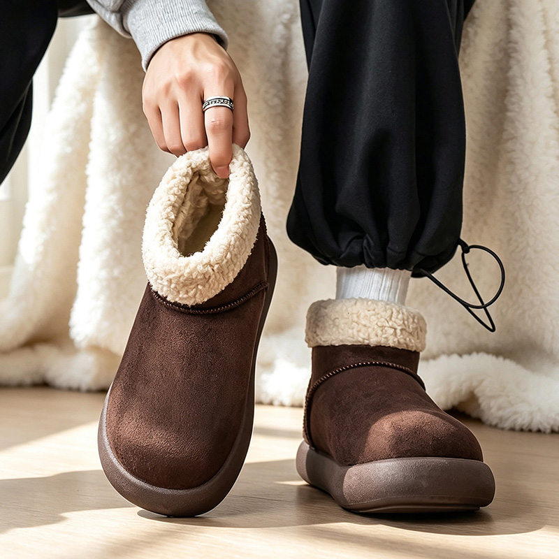 Botas de neve masculinas para  - Men'S Shoes To Increase Height avaliação e preço