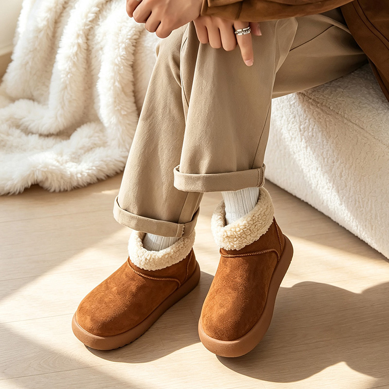 Botas de neve masculinas para  - Men'S Shoes To Increase Height avaliação e preço