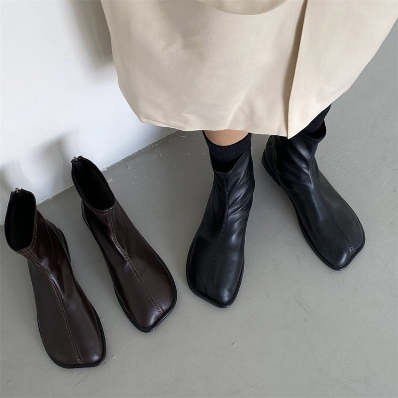 Botas Femininas de Couro Genuí - Chelsea Boots Suede avaliação e preço