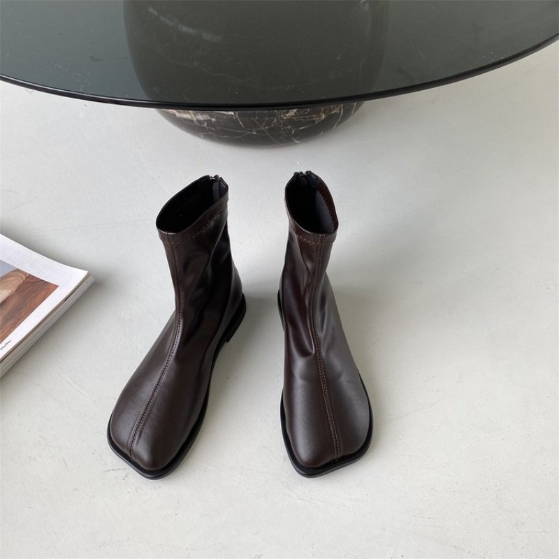 Botas Femininas de Couro Genuí - Chelsea Boots Suede avaliação e preço
