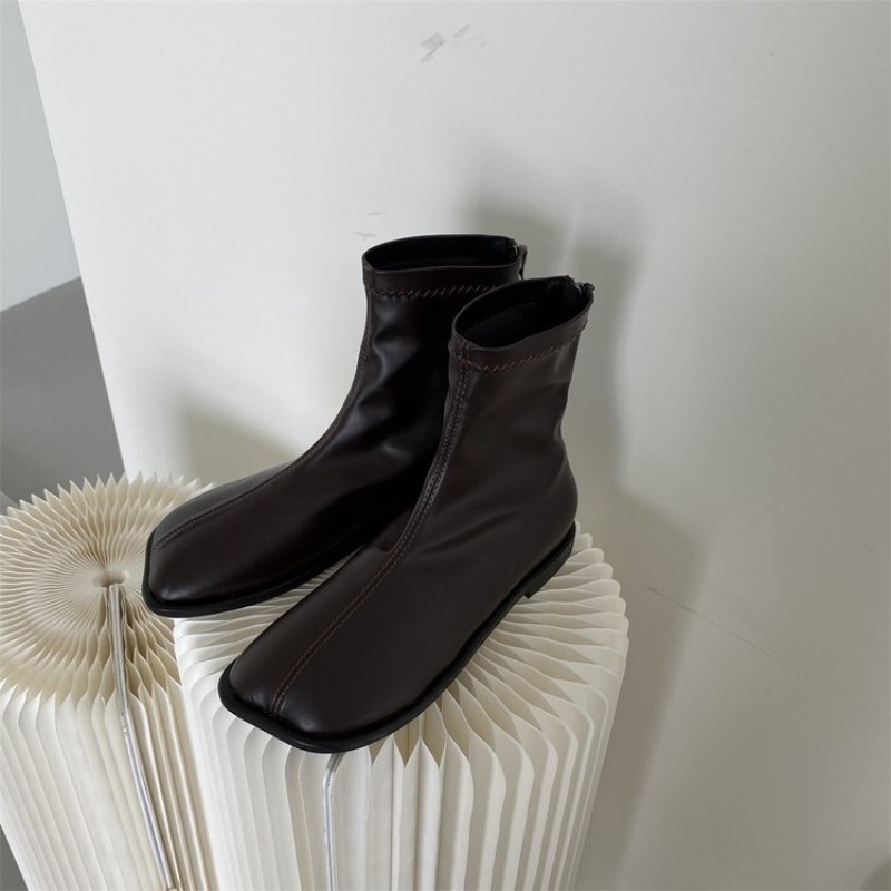 Botas Femininas de Couro Genuí - Chelsea Boots Suede avaliação e preço