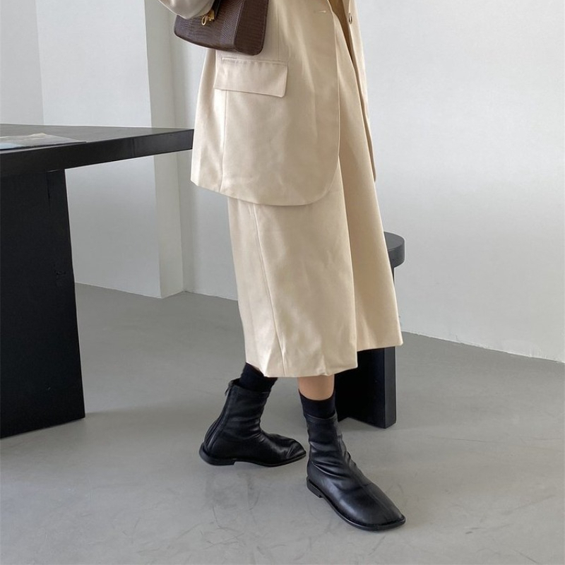 Botas Femininas de Couro Genuí - Chelsea Boots Suede avaliação e preço
