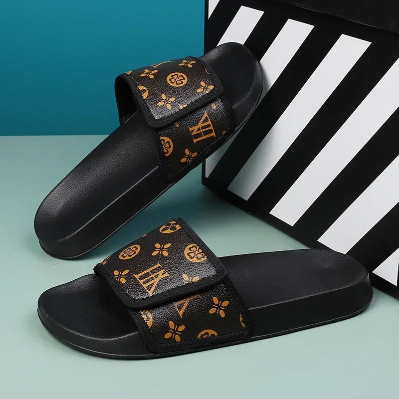 Sandálias de couro genuíno par - Men'S Shoes For Sale avaliação e preço