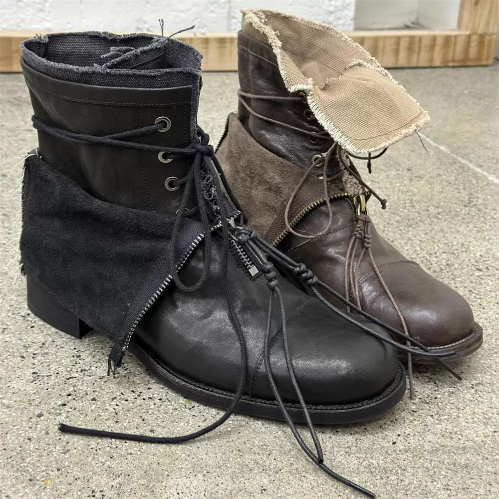 Botas Masculinas de Cano Alto  - Men'S Shoes To Increase Height avaliação e preço