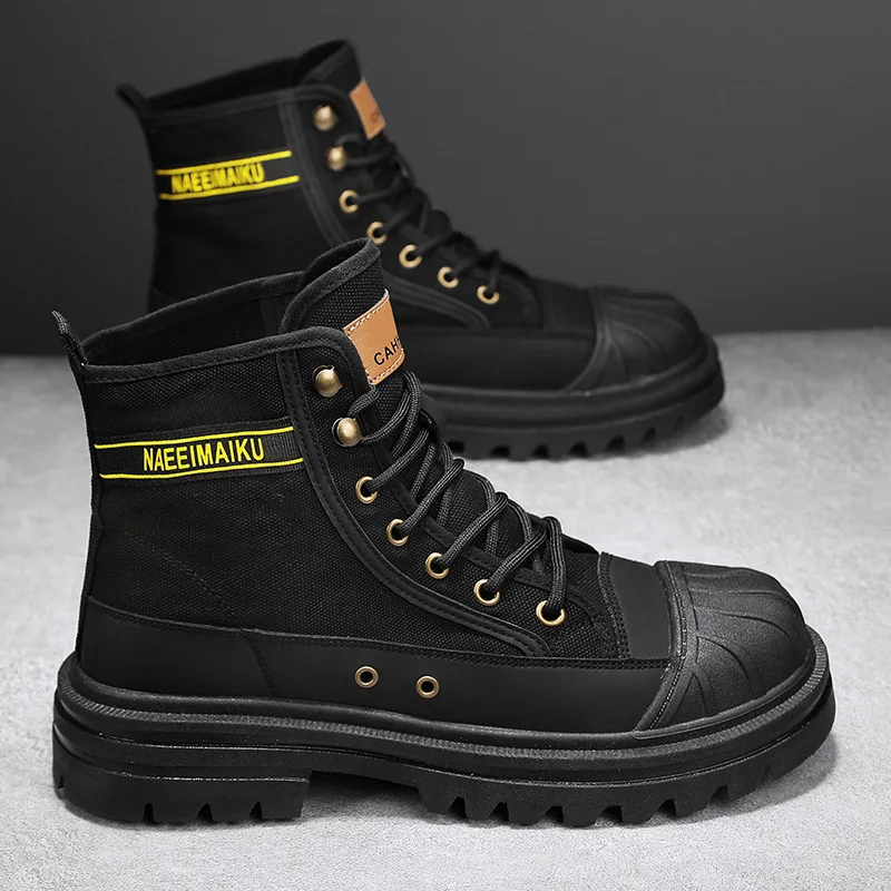 Botas de lona dos homens moda  - Men Shoes Everyday avaliação e preço
