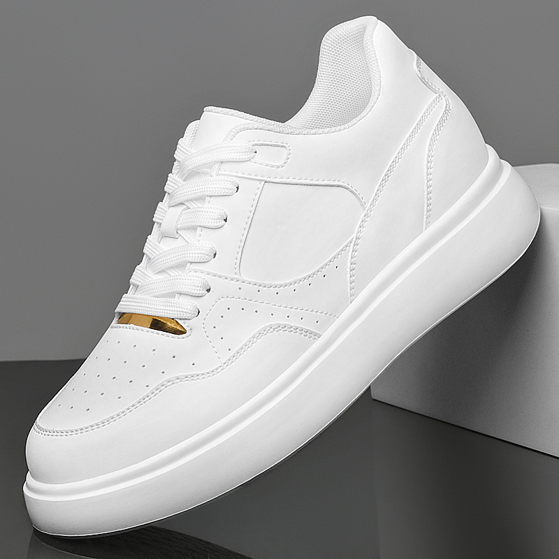 Tênis Masculinos de Couro Sint - Men'S Shoes To Increase Height avaliação e preço