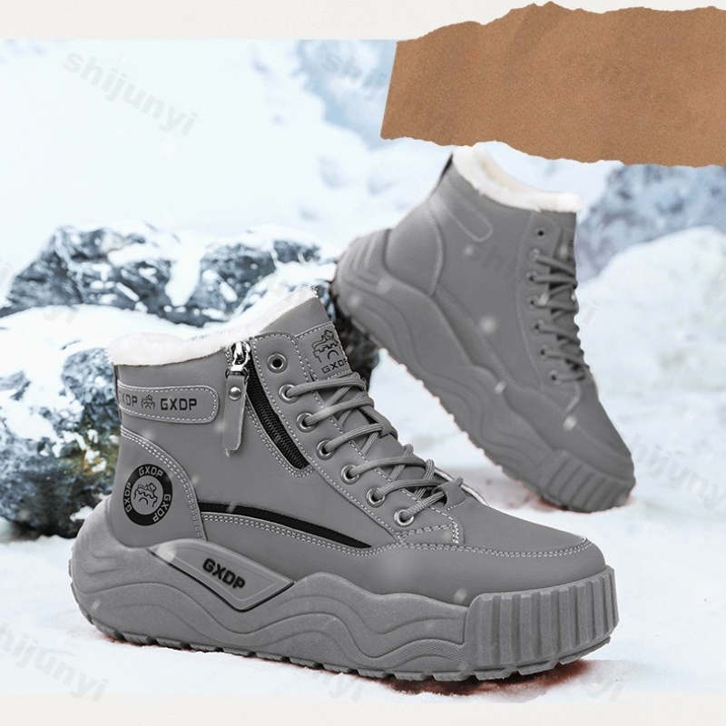 Botas de neve masculinas de ta - Men'S Shoes To Increase Height avaliação e preço