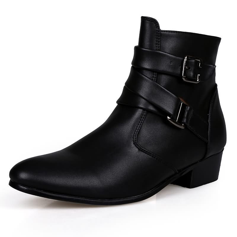 Botas masculinas de luxo de co - Chelsea Boots Suede avaliação e preço
