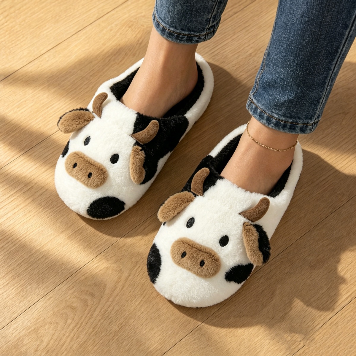 Pantufas de Pelúcia Confortáve - Men'S Shoes Non Slip avaliação e preço