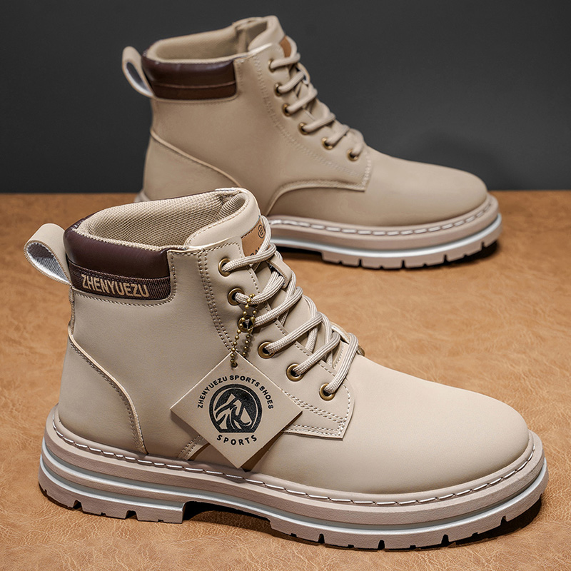 Botas Curtas Retro de Outono e - Men'S Shoes To Increase Height avaliação e preço